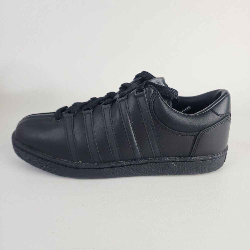 K-Swiss Classic Triple Black Varsity Shoes Sneakers